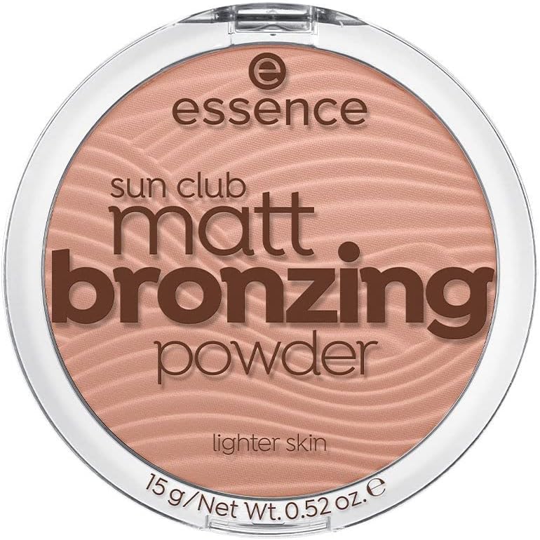 essence cosmetics Sun Club Matt Bronzing Powder 15g Natural Tan Mattifying