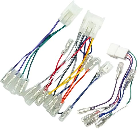 Amazon As 1 オーディオ ハーネス 5極変換 コネクタ セット 車速 取り出しに ナビ オーディオ 取り付け 配線 キット トヨタ ダイハツ 等 10p 6p オーディオパーツ 車 バイク