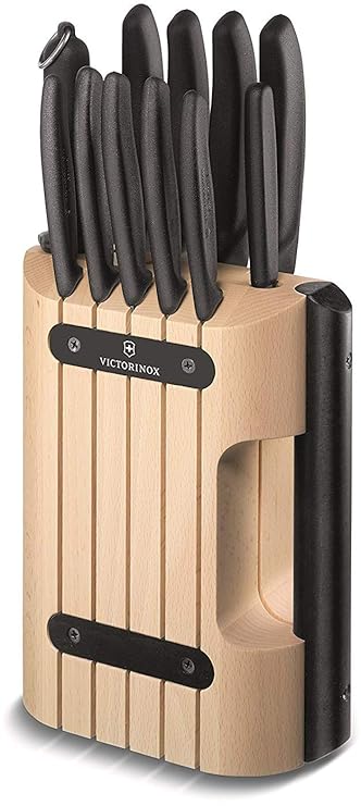 Victorinox Swiss Classic Universal Messerblock, Leer, Unbestückt, Holz, buchenholz