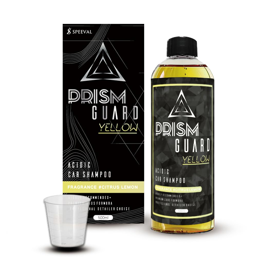 SPEEVAL Prism Guard イエロー カーシャンプー 酸性 ミネラル成分に効果的 洗車 洗剤 シトラスの香り 500ml商品画像