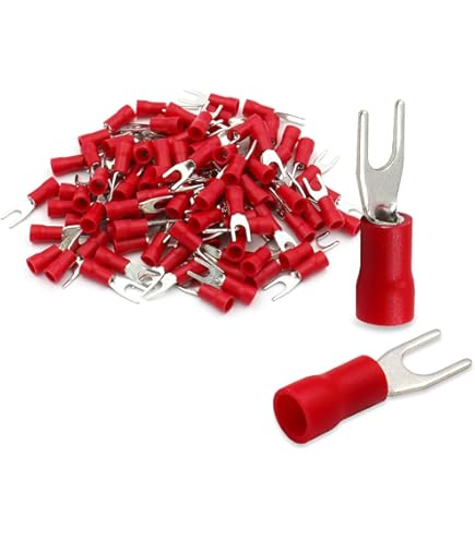 3M™ Highland™ Vinyl Insulated Locking Fork Terminal LFV18-6Q, AWG 22-18