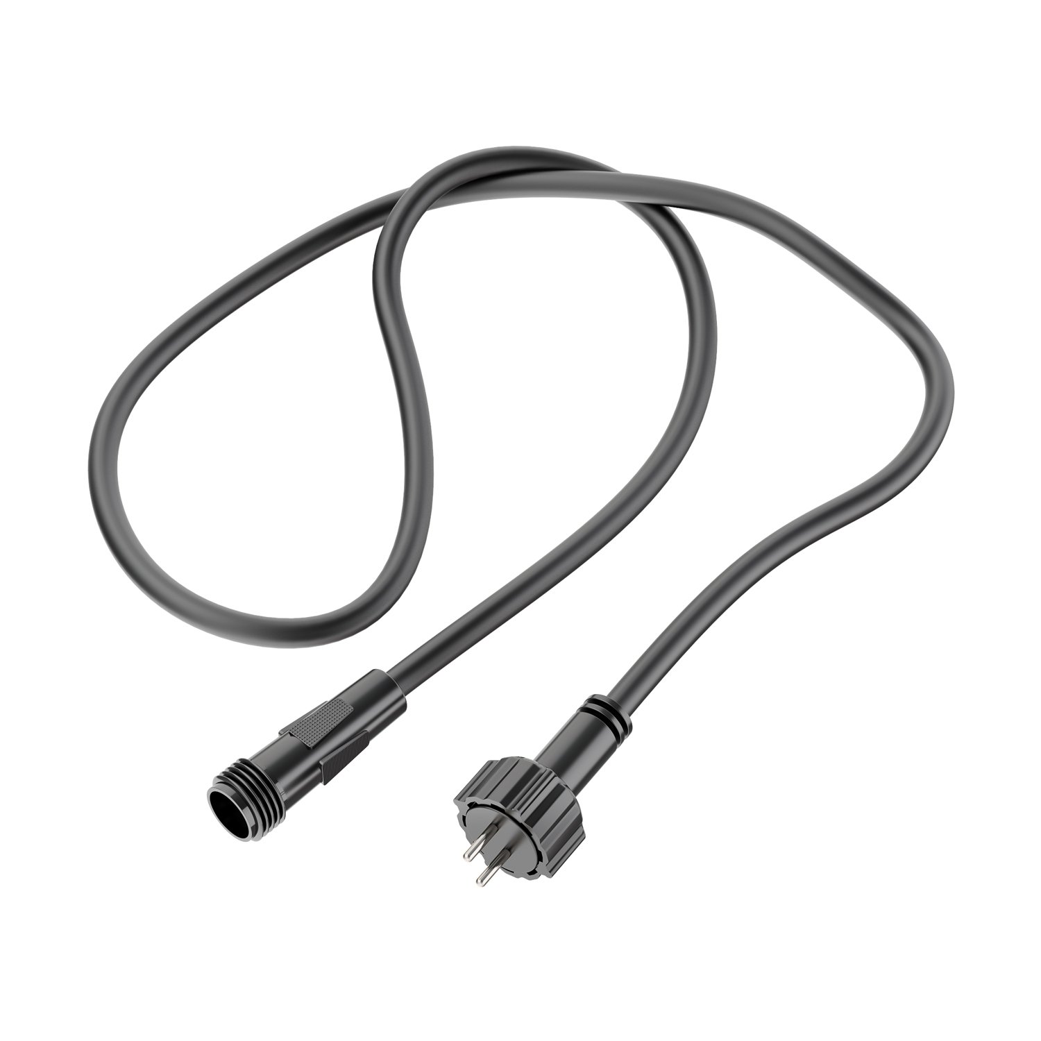 ledscom.de Extension cable for NEMO plug-in system (IP44), 1 m, black