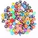 Outee 140 Pcs Polyhedral Dice Set DND Dice 20 Color Complete Dice and Dice Sets for MTG RPG Dice Game with 1 Big Pouch