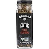 Watkins 1868 Organic Grilling Steak Seasoning, 3.5oz (Pack of 1)