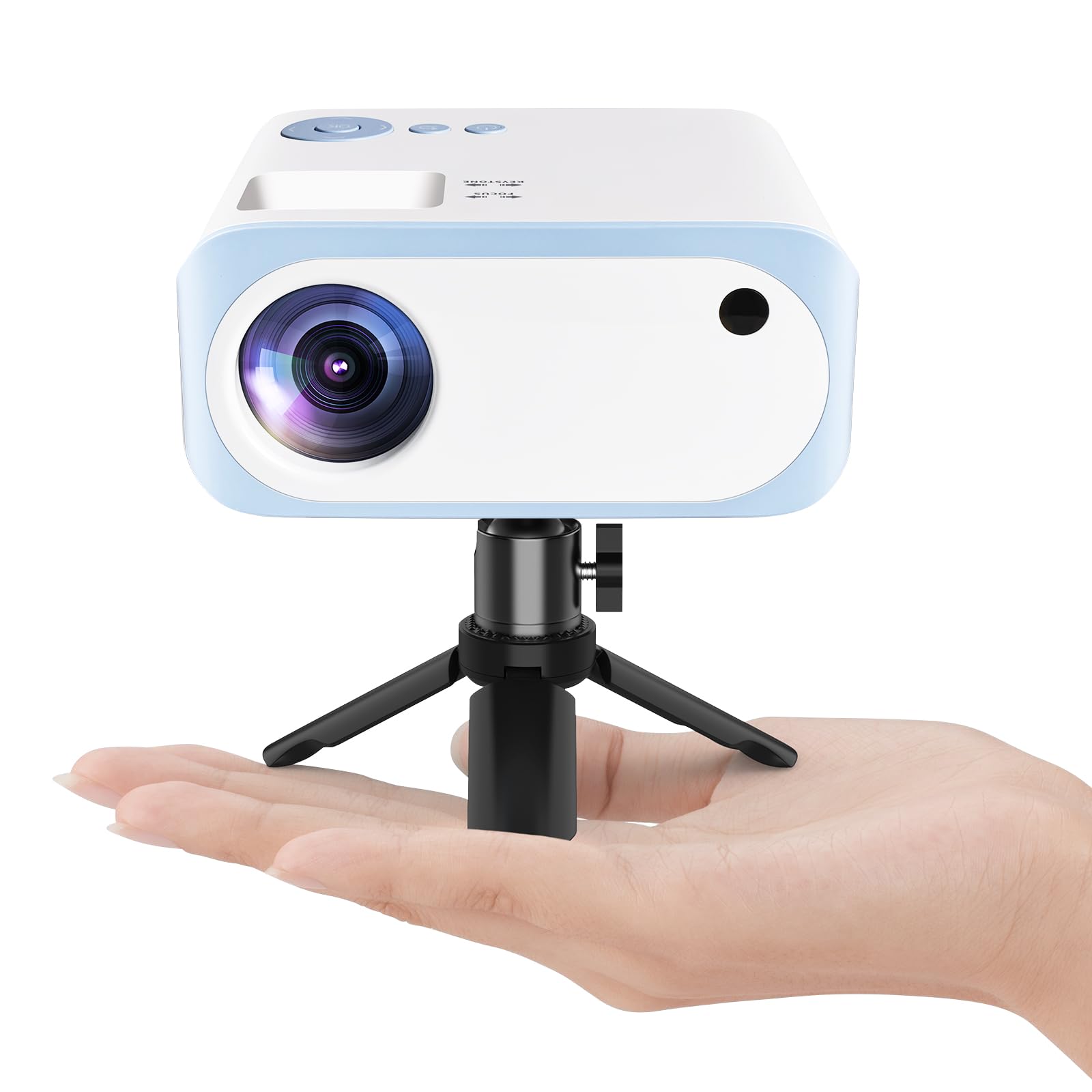 Photo 1 of **MISSING REMOTE** Mini Projector, Real Native 1080P Full HD Video Projector, 2025 Portable Outdoor Home Theater Movie Projector, Compatible with HDMI, USB, AV, Smartphone/Laptop/TV Stick, INLAIER Small Projector