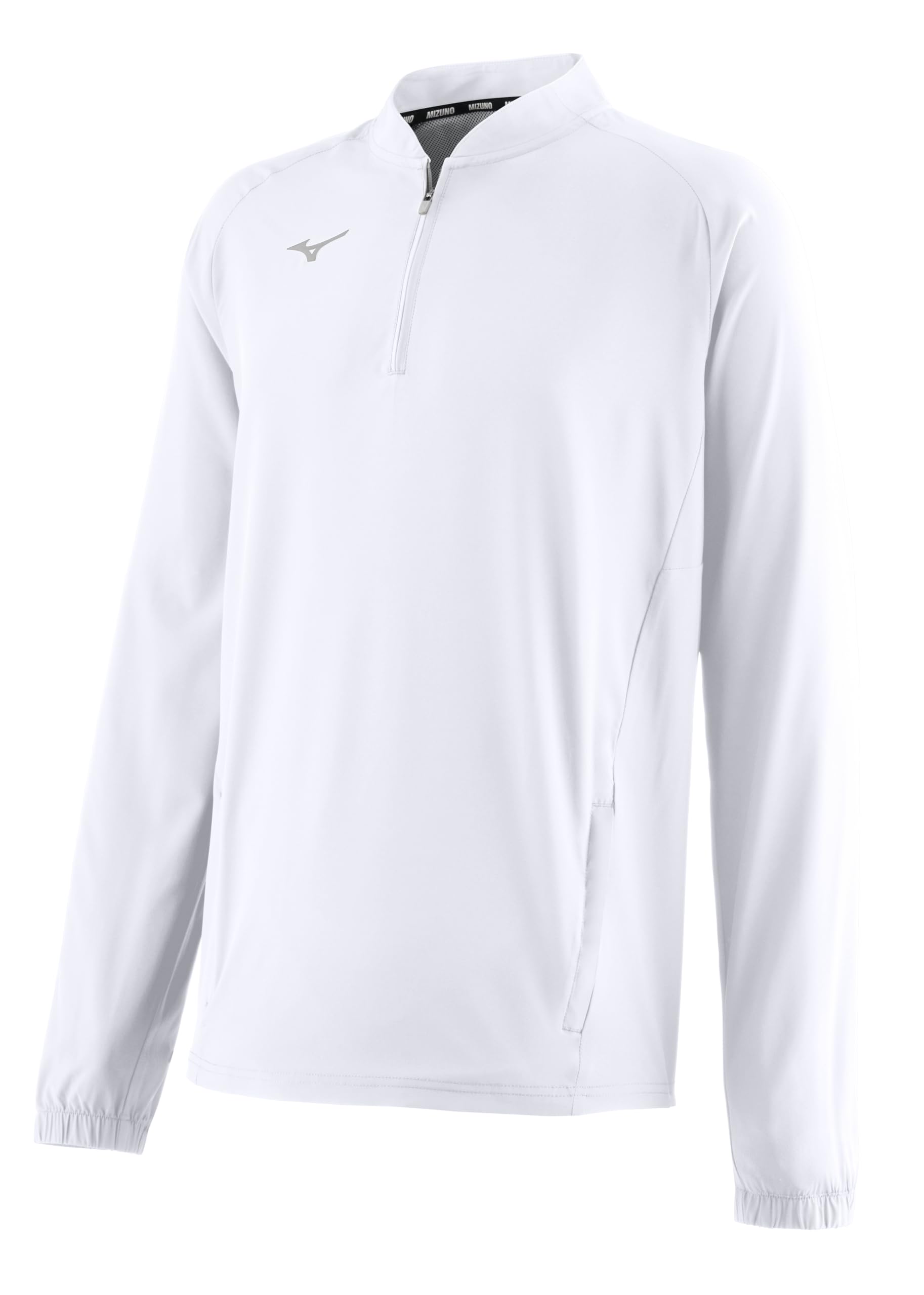 Mizuno Gametime Long Sleeve Hitting Jacket | White
