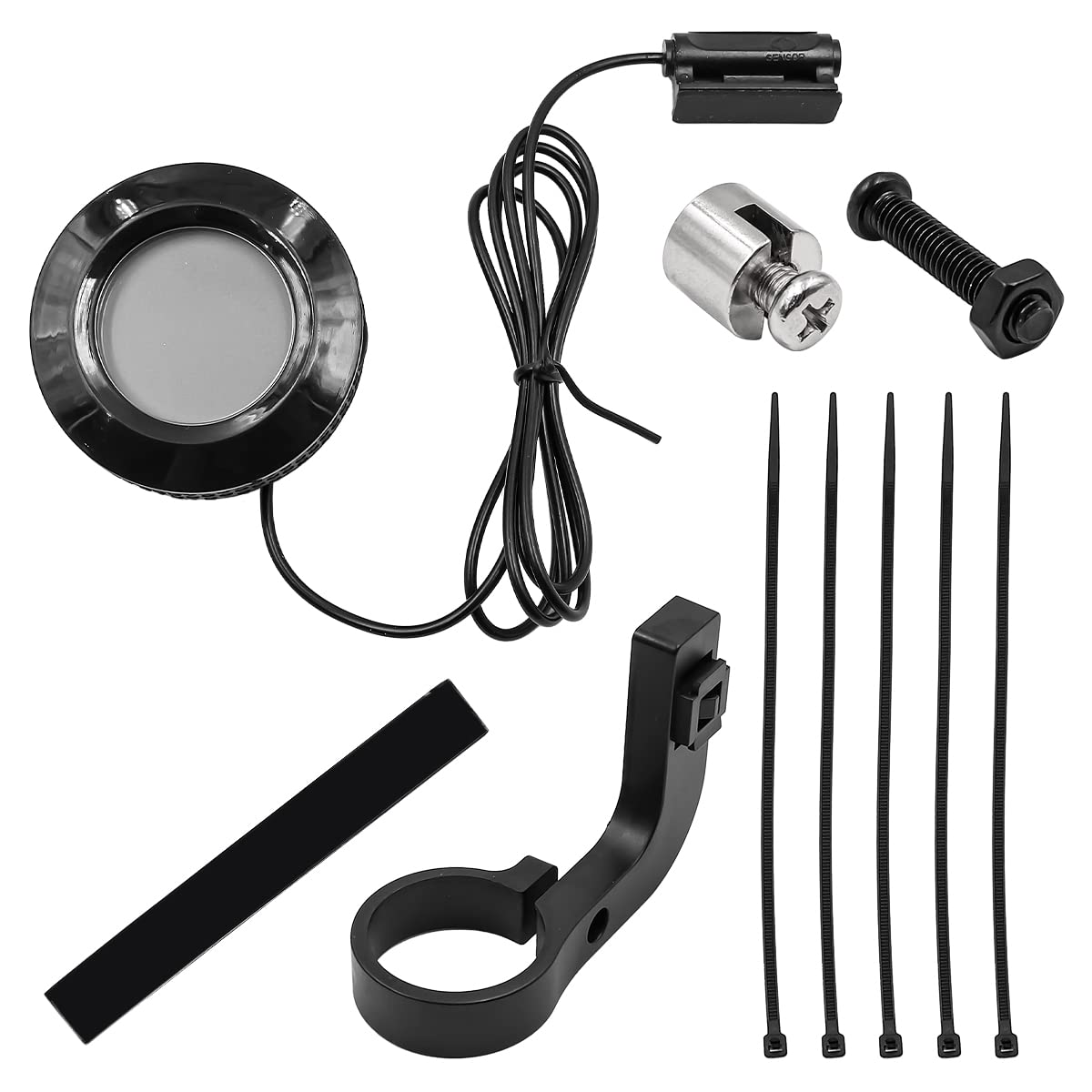 Hsthe Sea Waterproof Bike Computer Speedometer 3 Color LCD Backlight Multifunctional Mileage Counter Auto with Computer Mount