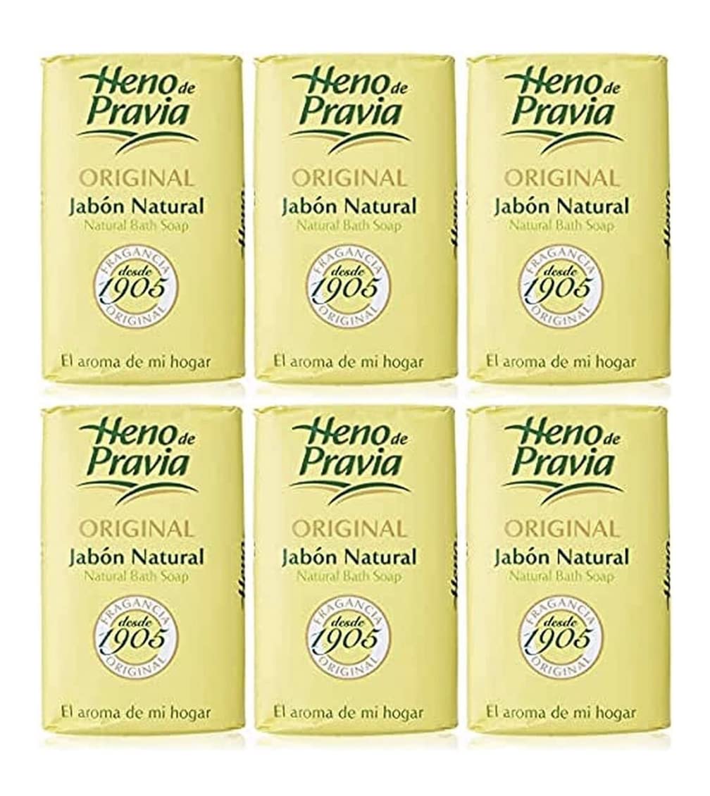 Heno de Pravia 2 SETS OF 2 SOAPS PL FREE AND EACH IS . (6 Soaps) by Heno De Pravia, 4 OZ, US 1