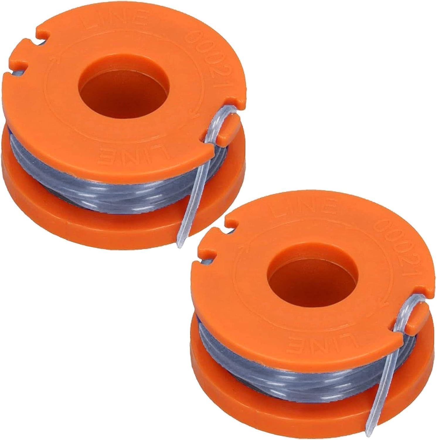 SPARES2GO 2.5m Line & Spool for MacAllister MGTP18Li Strimmer Trimmer (Pack of 2 Spools)