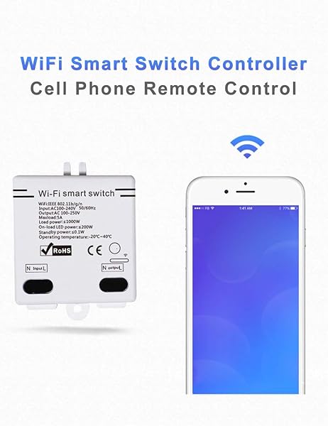 Smart WiFi Switch Mdulo Universal Bricolaje Control Remoto Inalmbrico Elctrico Electrodomsticos Compatibles La Solucin AutomatizacinHogar Funciona Alexa Google Home IFTTT Paquete de 4 SPDYCESS