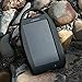 Solar Charger,Juboury 7000mAh Solar Power Bank Dual USB Port Portable Charger,3-proofing Design(Waterproof,Dust-Proof and Shock-Resistant)Solar Battery Charger for iPhone,iPad,Cell Phone,Camera(Black)