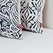 baibu Paisley Cushion Cover, Decorative Throw Pillow Cushions Covers Sham Cushion Case 1PC (Navy Blue, 18