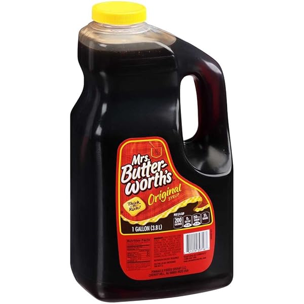 SYRUP MRS BUTTERWORTH — 4 CASE 1 GALLON