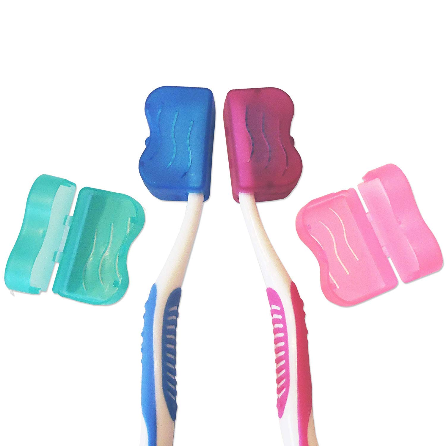 Toothbrush Cover for Head (Set of 4 Colours) Electric & Manual