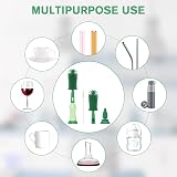 Vicloon 3 in 1 Silicone Bottle Cleaning Brush Green Baby Teat Straw view 6