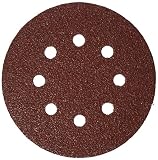 Bosch SR5R040 5-Piece 40 Grit 5 In. 8 Hole Hook-And-Loop Sanding Discs