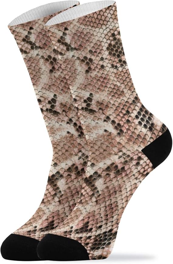 Printed Socks Different Snake Skin Novelty Socks Colorful