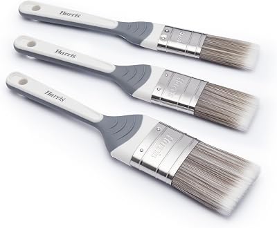 Harris Seriously Good Walls & Ceilings No Loss Paint Brushes 3 Pack 1, 1.5, 2 in