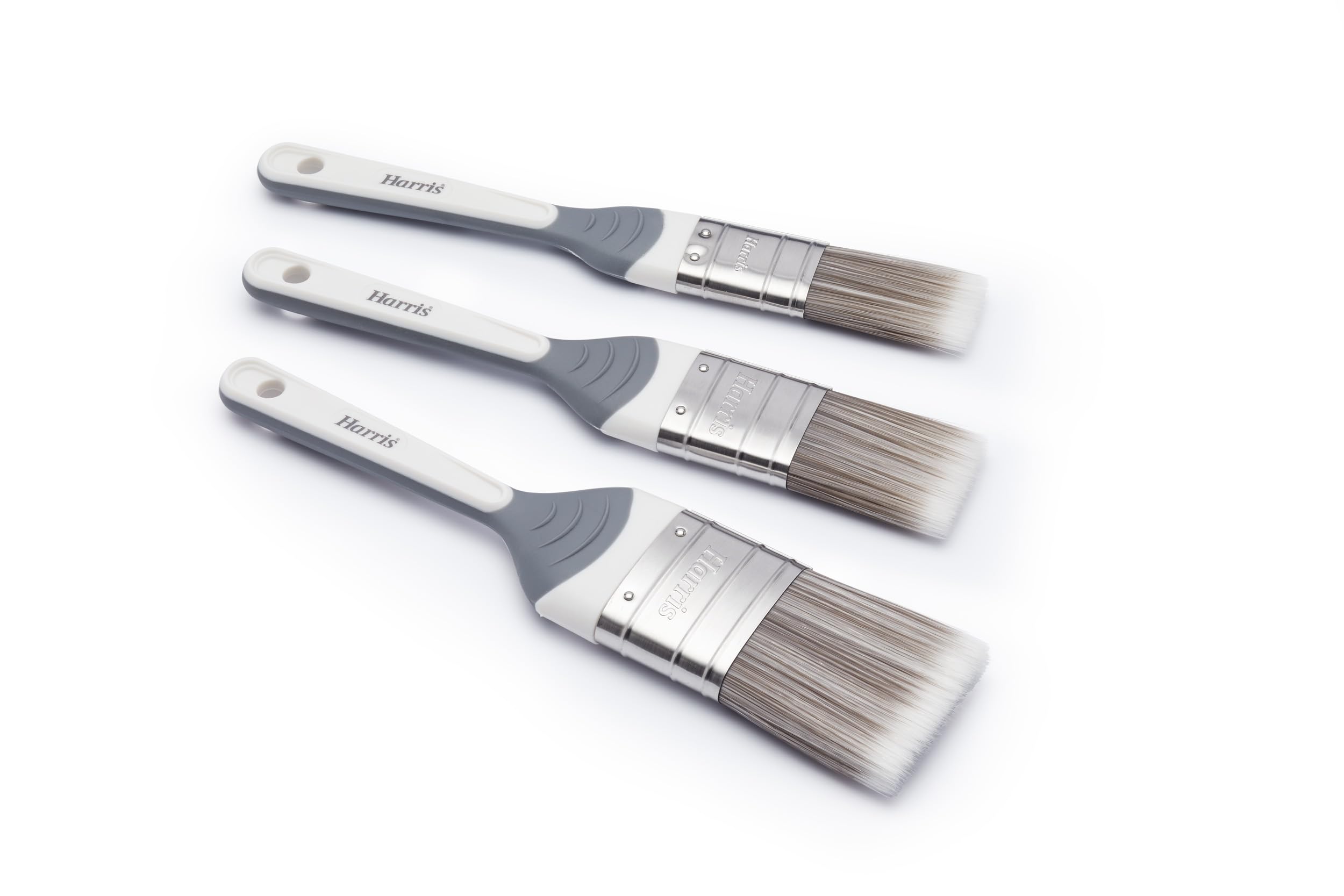 Harris Seriously Good Walls & Ceilings No Loss Paint Brushes | 3 Brush Pack | 1", 1.5", 2"