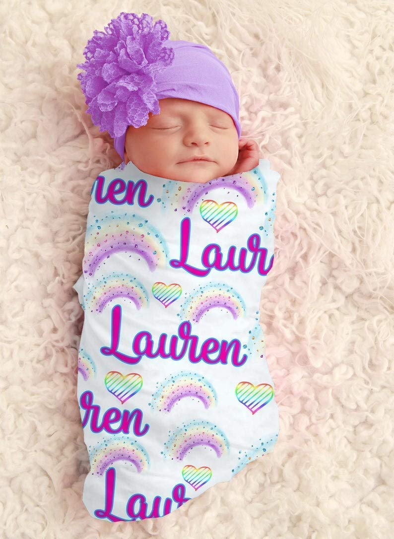 personalized swaddle blanket