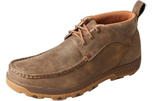 Twisted X Men's Lace-Up Chukka Driving Moc with CellStretch