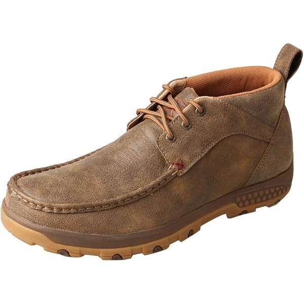 TWISTED X THE ORIGINAL CHUKKA DRIVING MOC SHOES IN TAN SIZE 10 w/ box Twisted X Men main image 3