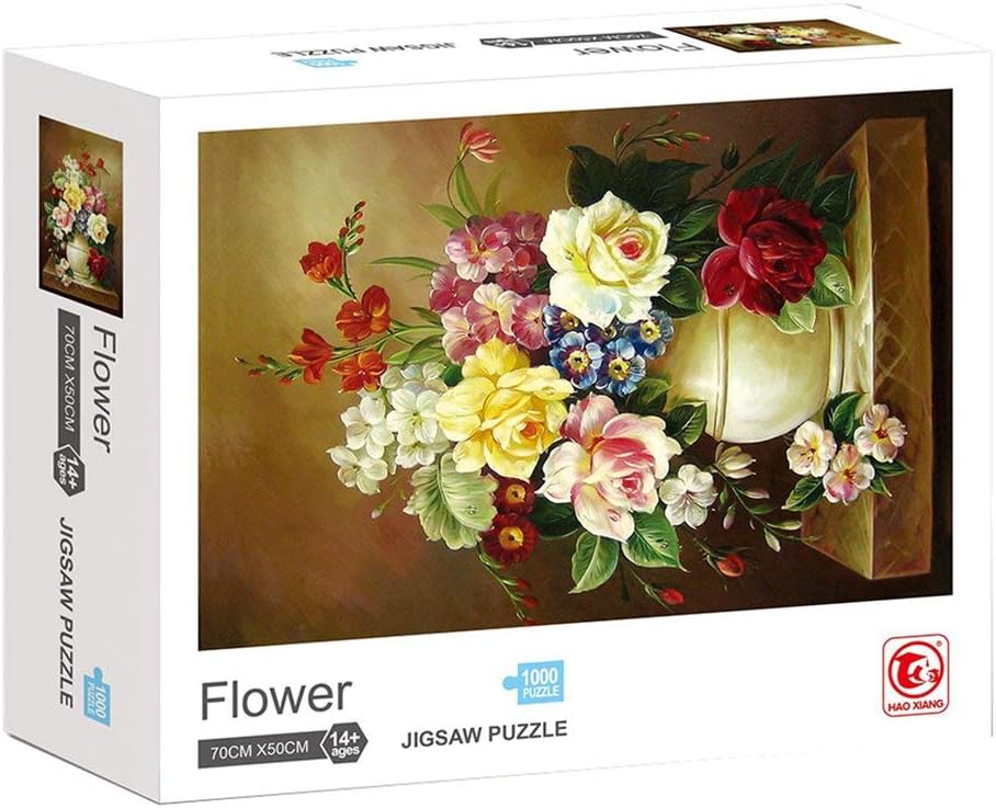 Lsooyys 1000 Pieces Jigsaw Puzzles For Adults, Educational Jigsaw Puzzles Toys,Brain Challenge Puzzle, Themes Puzzle Sets for Family Children Kids(Space Traveler 316) (Flower 320)