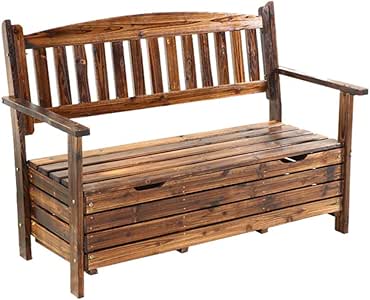 XLOO Banco de Patio con Almacenamiento, Banco de Almacenamiento de