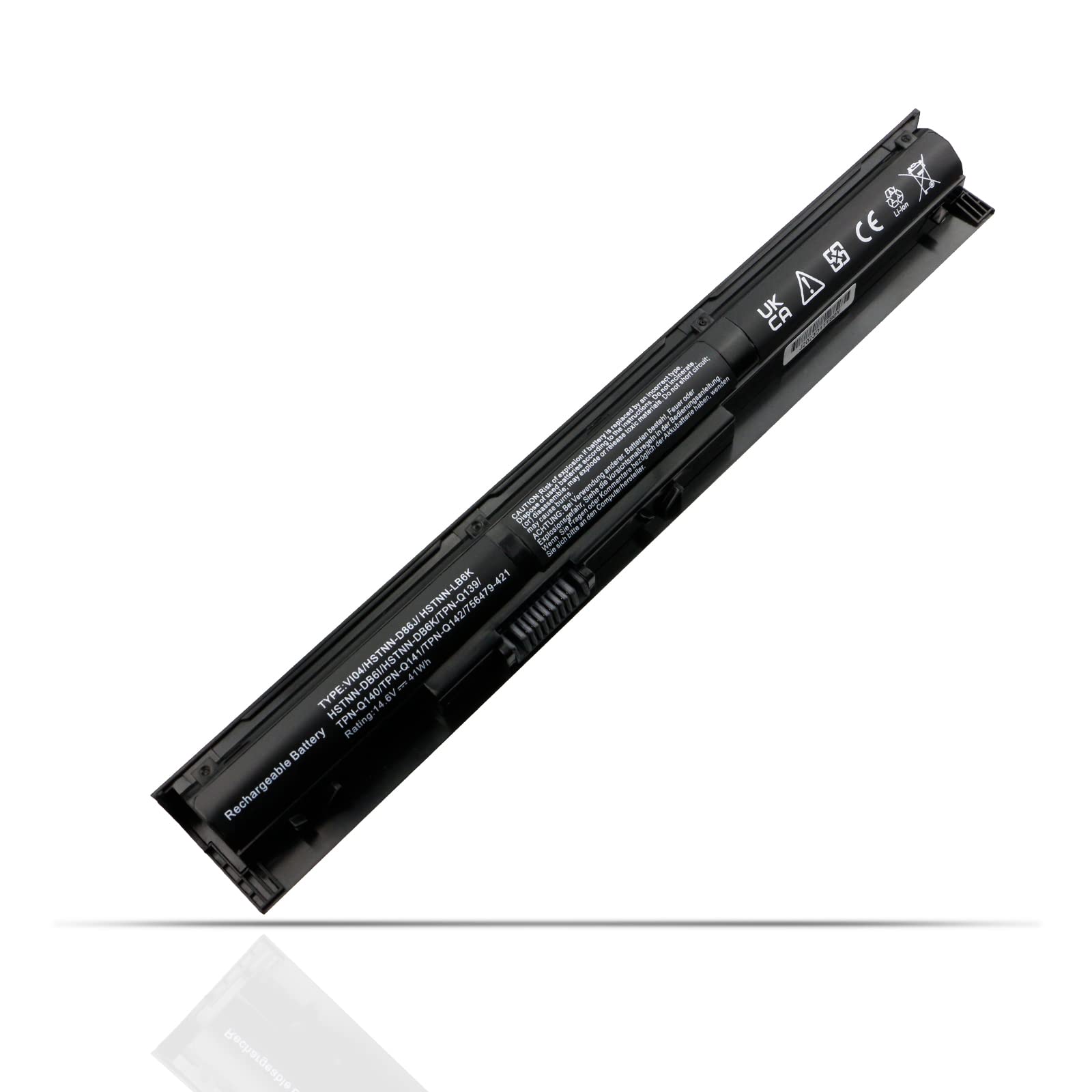 K KYUER 41Wh VI04 Laptop Battery for HP Envy 14-U 15-K 17-K Pavilion 14-V 15-P 17-F ProBook 440 445 450 455 G2 756743-001 756746-001 HSTNN-LB6J HSTNN-DB6K DB6J DB6I TPN-Q139 TPN-Q140 Q141 Q143 Q144