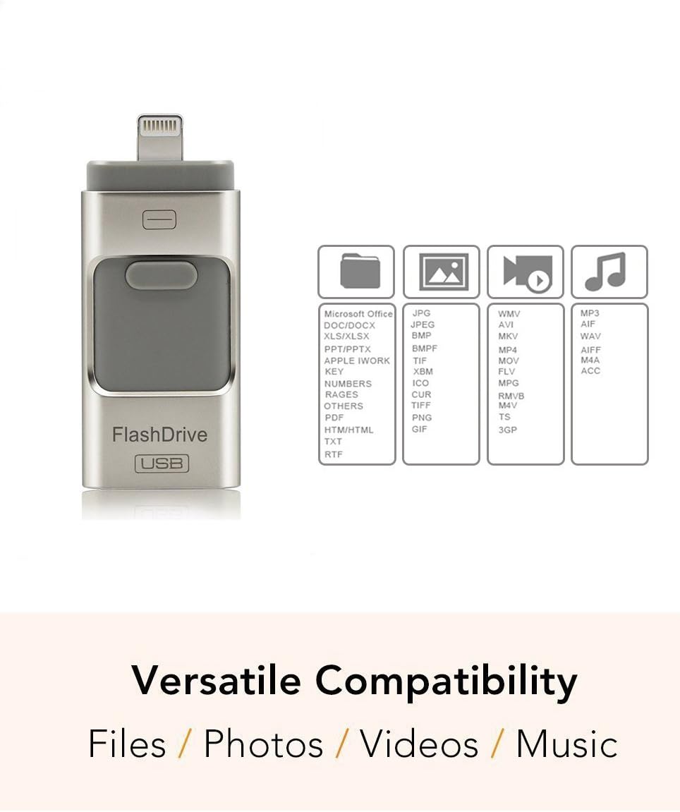 Electronics Macsen 3 In 1 Mobile Usb Flash Drive With 8 Pin Connector For Iphone Ipad Iphone 7 5s 5c 6 6 Plus Support Ios Android Windows System 32gb Rose Gold Ipod Touch 5 Computers