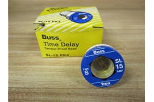 Bussmann SL-15 Time Delay Buss Fuse SL15 (Pack of 4)