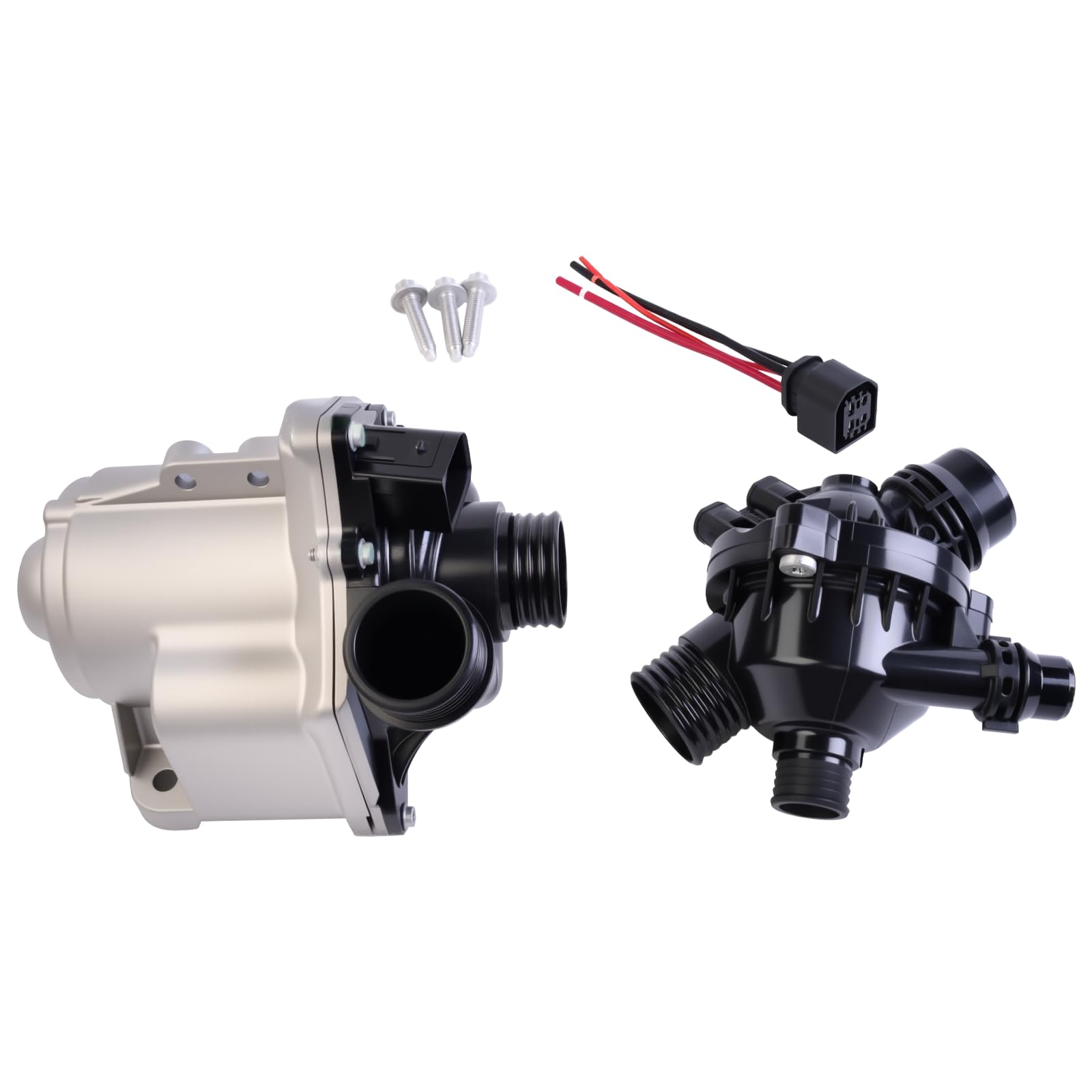 Photo 1 of 11517632426 Electric Engine Water Pump Thermostat Kit Compatible with BMW 1/3/5/6/7 Series, X1/X3/X4/X5/X6, Z4 N55 3.0L L6 11517586929 A2C59514607