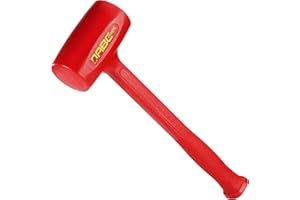 ABC HAMMERS Dead Blow Hammer - 45 oz. USA Made Polyurethane Hammer with Steel Reinforced Handle & 14.38" Overall Length - ABC3DB