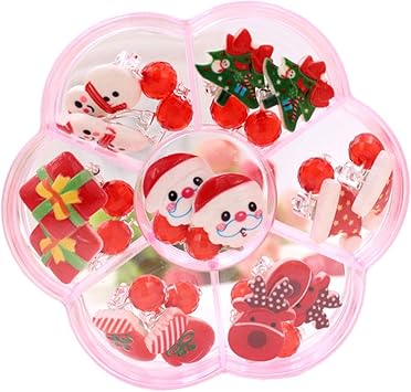 Regali Di Natale Bambina.Yeahibaby Orecchini Bambina Clip Senza Buco Regali Di Natale 7 Pezzi Amazon It Giochi E Giocattoli