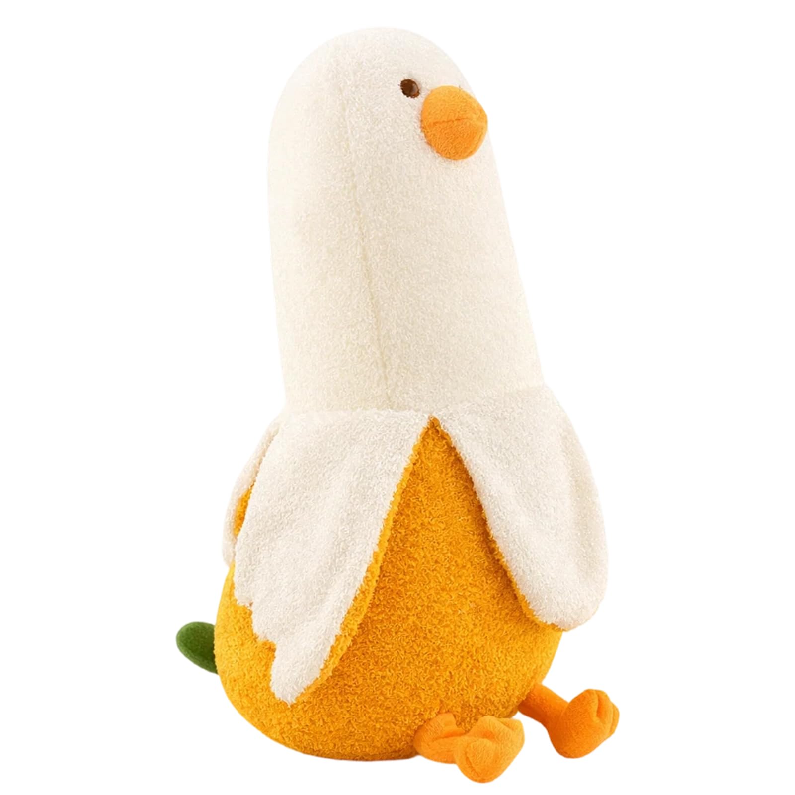 Gubilacrum 11.81 Inch Chicken Banana Cushion, Duck Teddy, Soft Plush Toy Suitable for Home Decor, Comfortable Huggable Companion, Novelty Gift for Friends, Easter Gifts