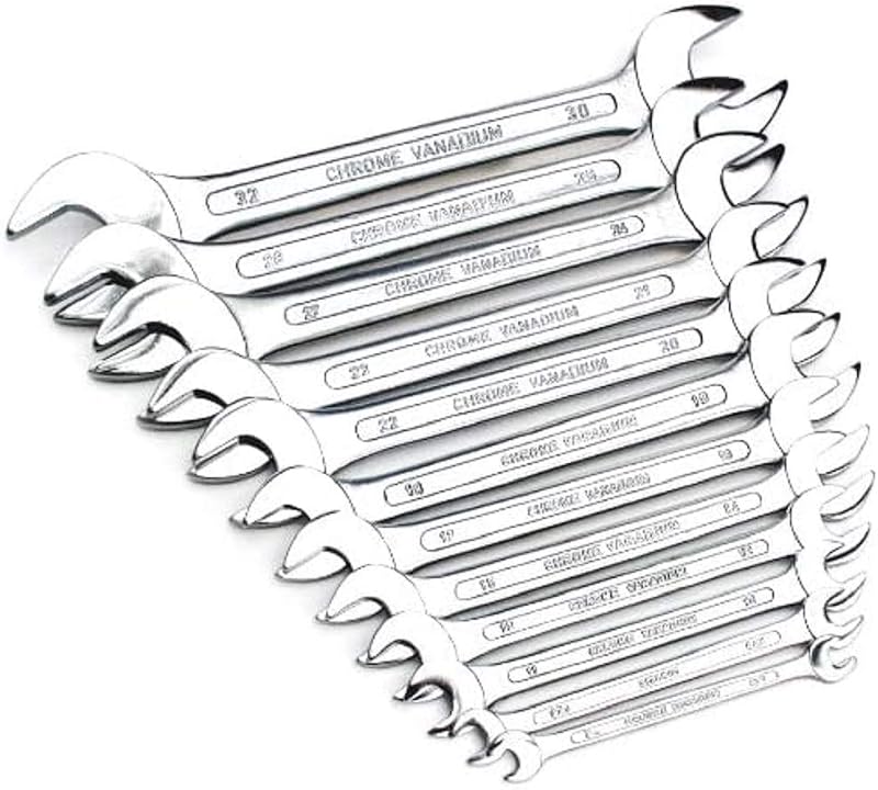 Brüder Gabelschlüsselsatz 12 tlg., 6-32 mm, CV-Stahl | M 110-12