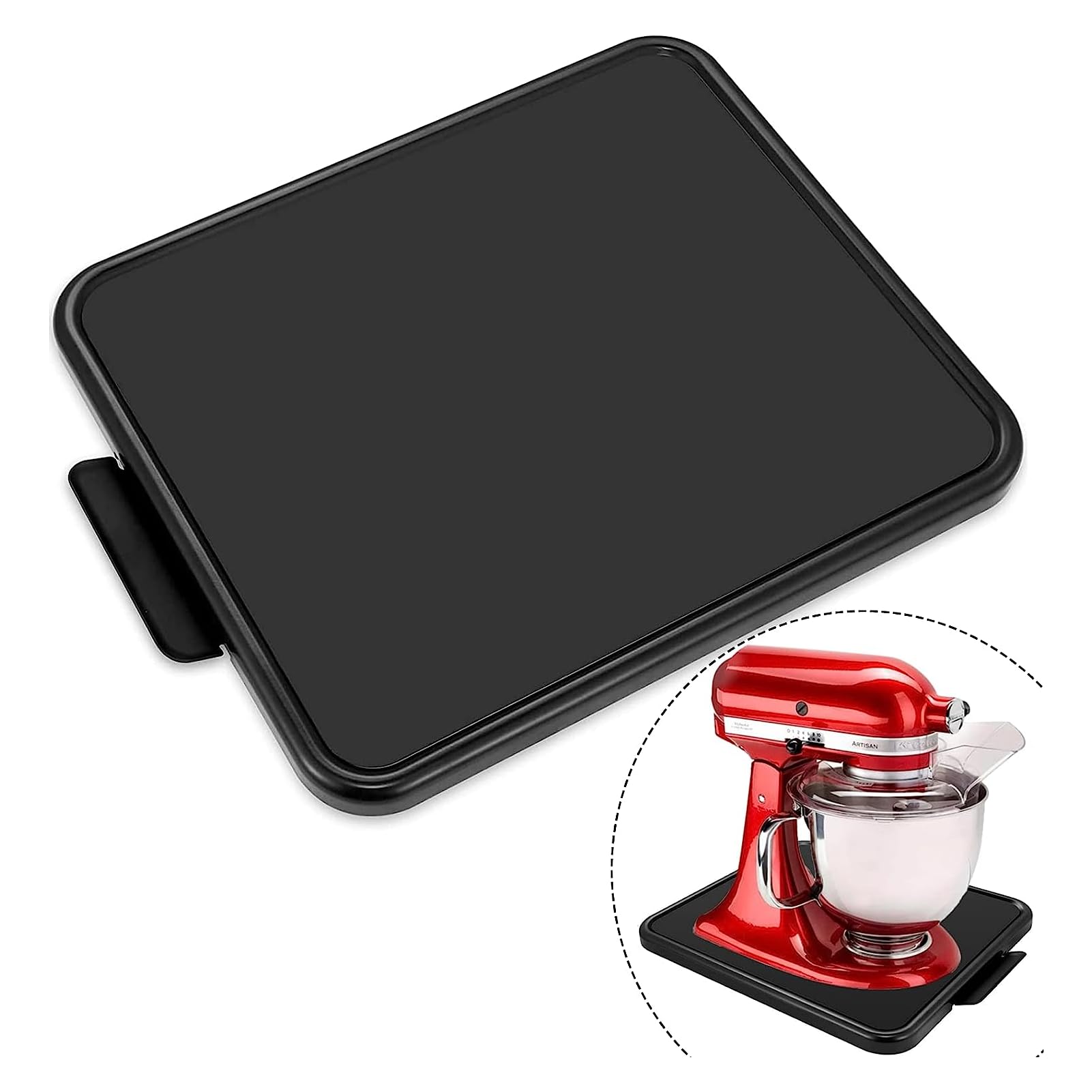 Appliance Sliding Tray, Kitchen Caddy Coffee Maker Sliding Tray, Counter Appliance Slider, Sliding Appliance Tray for Coffee Machines Bread Makers Air Fryers Rice Cookers Mixers Ta