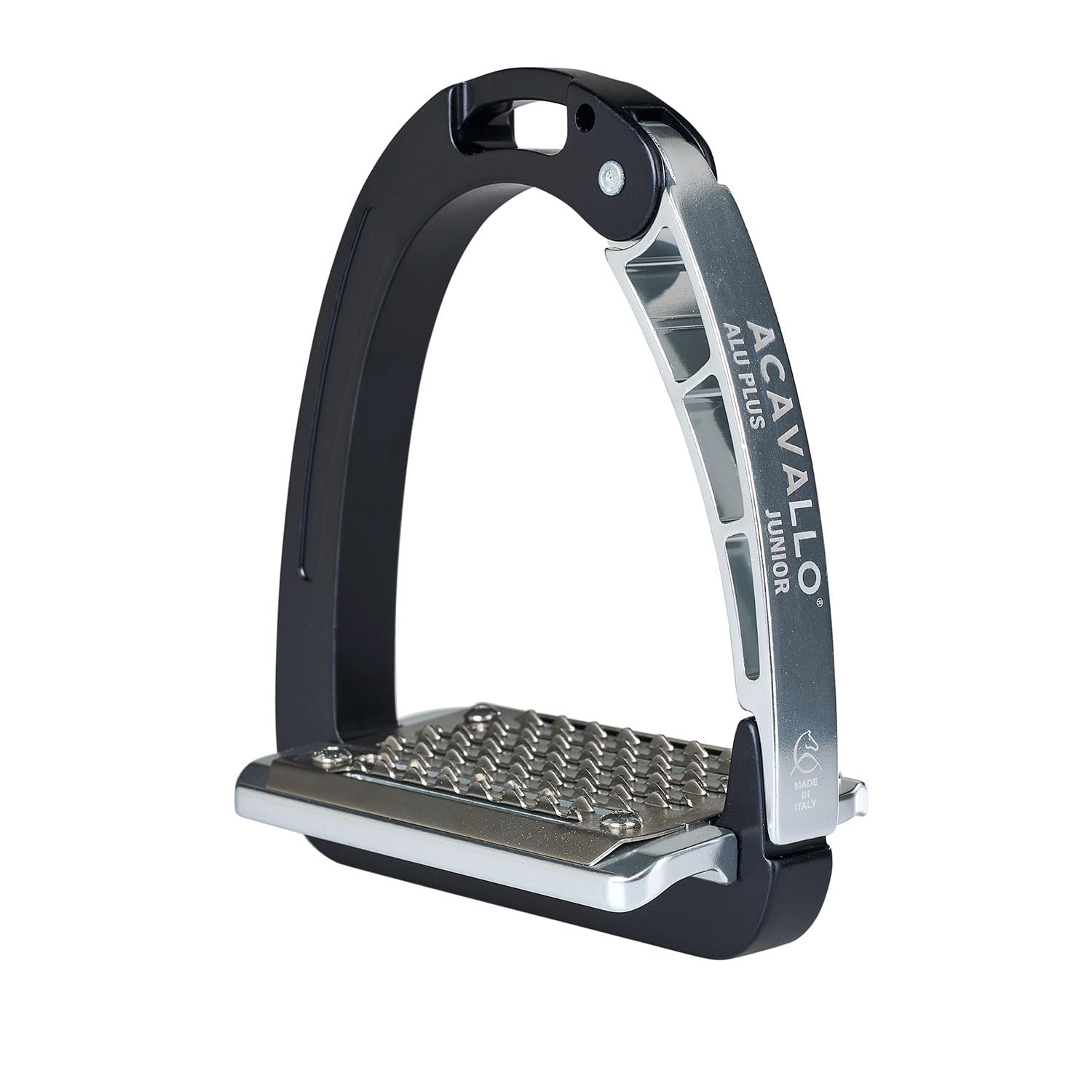 Photo 1 of Acavallo Aluplus Junior Stirrups, One Size, Black, Set of 2