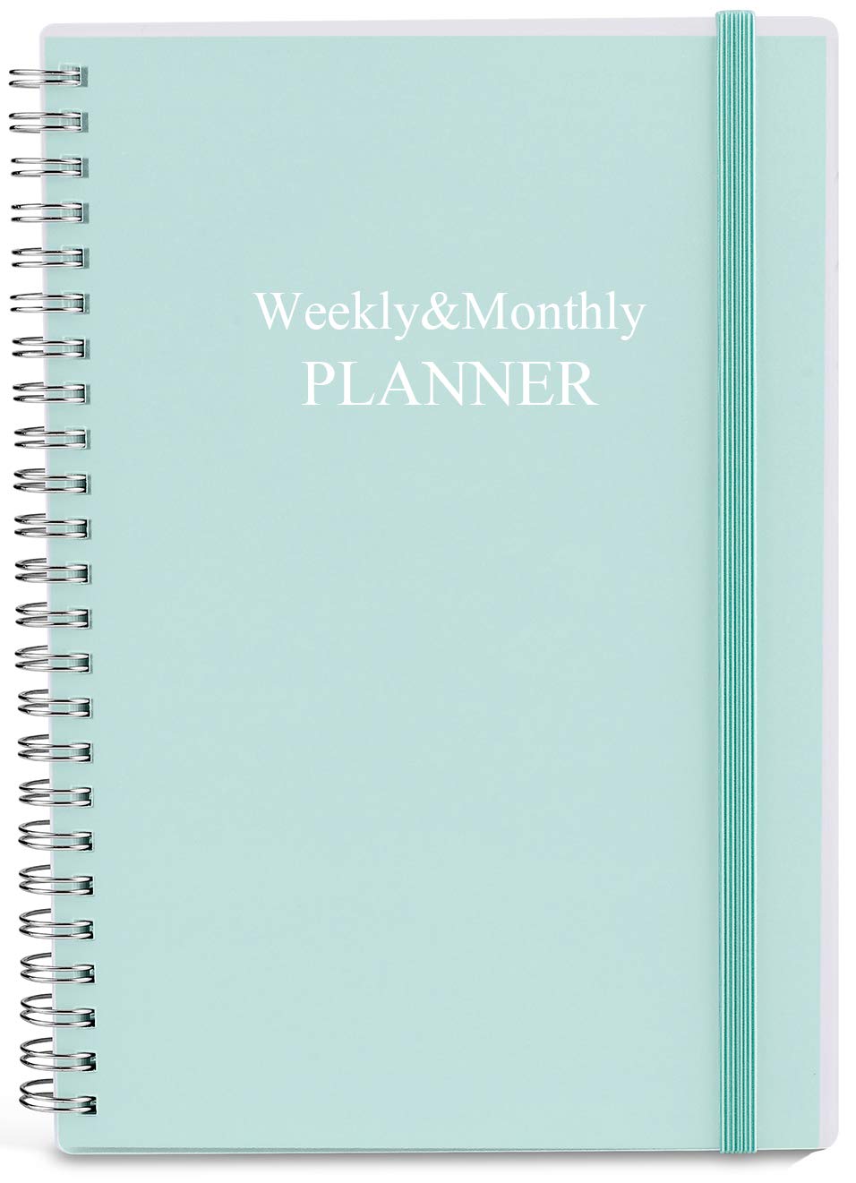 Undated Diary A5 Planner for 2024 or Any Year, Weekly & Monthly Organizer Notebook & Journal to Track Goals, Improve Productivity & Time Management, 15 x 21cm, Perfect to Organize Your Daily Life