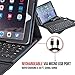 Alpatronix iPad Mini Case with Keyboard KX101 Leather iPad Cover w/Removable Wireless Bluetooth Keyboard Compatible w/Apple iPad Mini 5 (2019) 4/3/2/1 (Not for iPad Pro or iPad Air) - Black