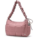 WESTBRONCO Medium Puffer Crossbody Bags for Women Nylon Shoulder Bag Quilted Hobo Bag Women's Handbags with Adjustable Strap
