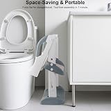 Hibtn Adjustable Toilet Training Seat Kids 1-7 Years UK Round Fits view 5