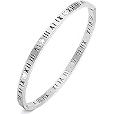 oiasse Gold Bracelet for Women, 18K Gold Titanium Steel Butterfly Cross Clover Heart Snake Bracelets Gifts for Women Teen