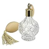 80ml Clear Crystal Vintage Style Perfume Bottle