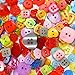 Newbested 800 PCS Assorted Buttons for Arts & Crafts Different Color and Style for Crafts Resin Round Buttons Craft Buttons Favorite Findings Basic Buttons