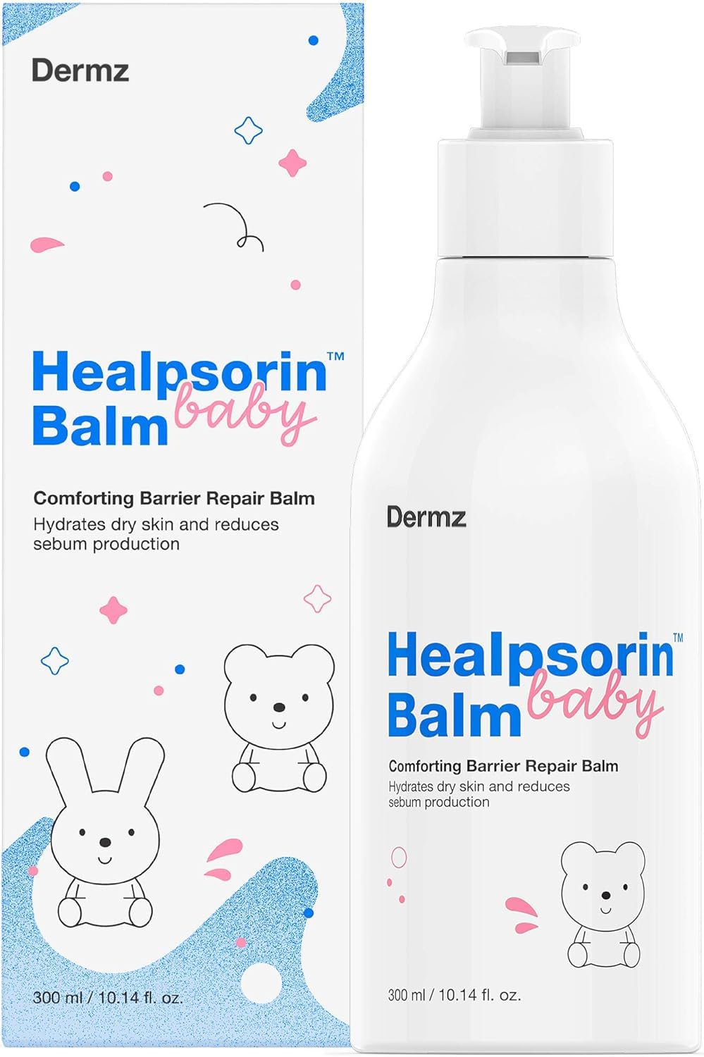 Healpsorin Baby Balm: Eczema & Cradle Cap Balm with Ceramide Blend, Comfrey Root, Prebiotics & Provitamin B5 - Dry Skin Cream Soothes Sensitive Skin, Loosens Skin Flakes and Helps Skin Regeneration โ image 1