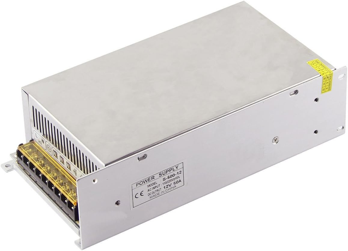 Fineuu Power Supply AC 110V 220V To DC 12V 50A 600W Adapter Transformer For LED CCTV