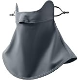 Stelle UPF 50+ UV Face Mask Cooling Neck Gaiter Breathable Sun Cover | Secure Ear Loops, Snap Closure, UPF 50+ Sun Protection, Cooling Fabric, Moisture Wicking, 360&deg; Full Coverage