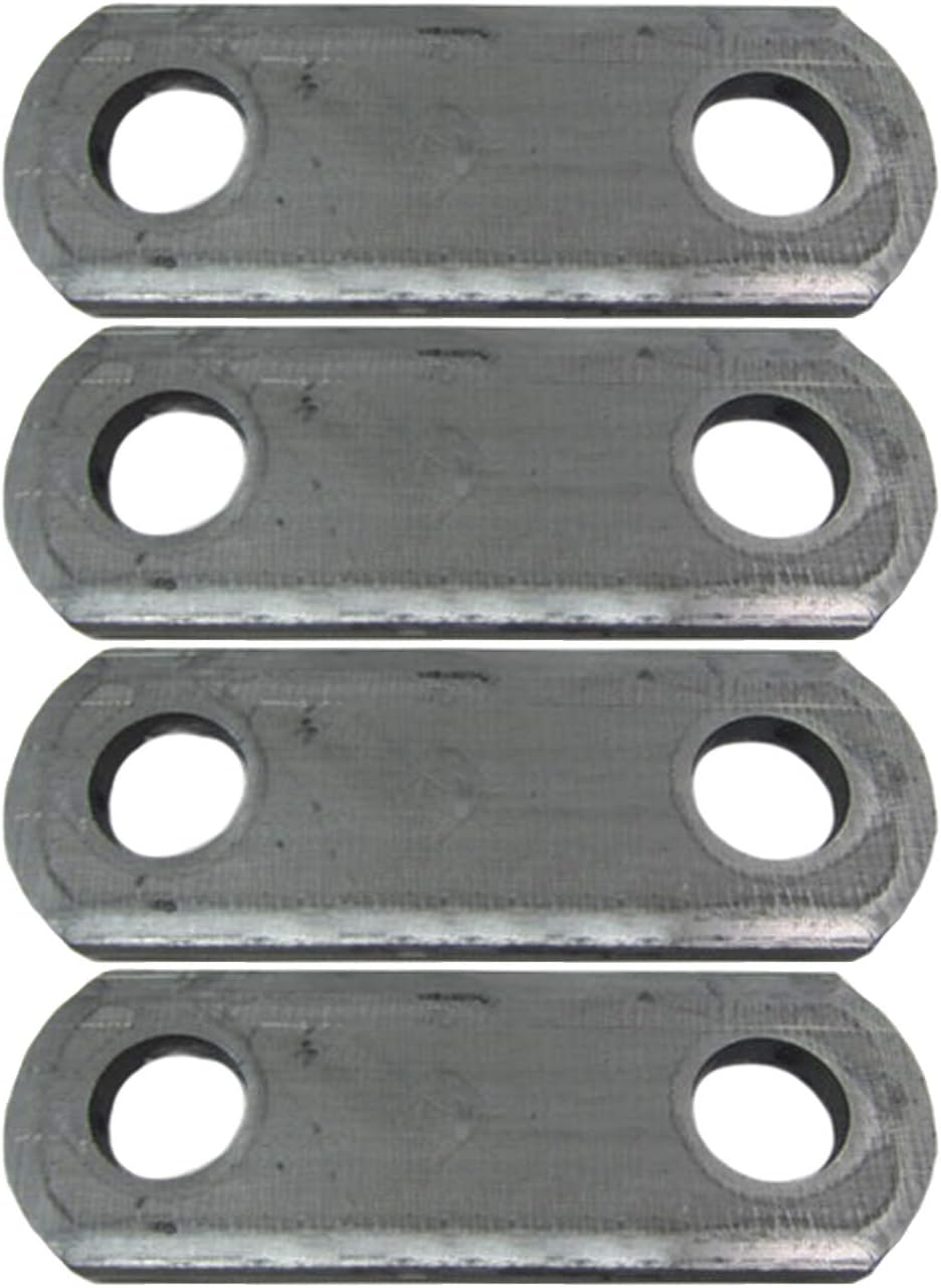 4 Pcs Trailer Leaf Spring Shackle Strap 2 1/4" Dump Flat