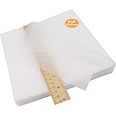 New Brothread No Show Mesh Machine Embroidery Stabilizer Backing 8"x8" - 100 Precut Sheets - Light Weight 1.8 oz - Fits 4x4 a